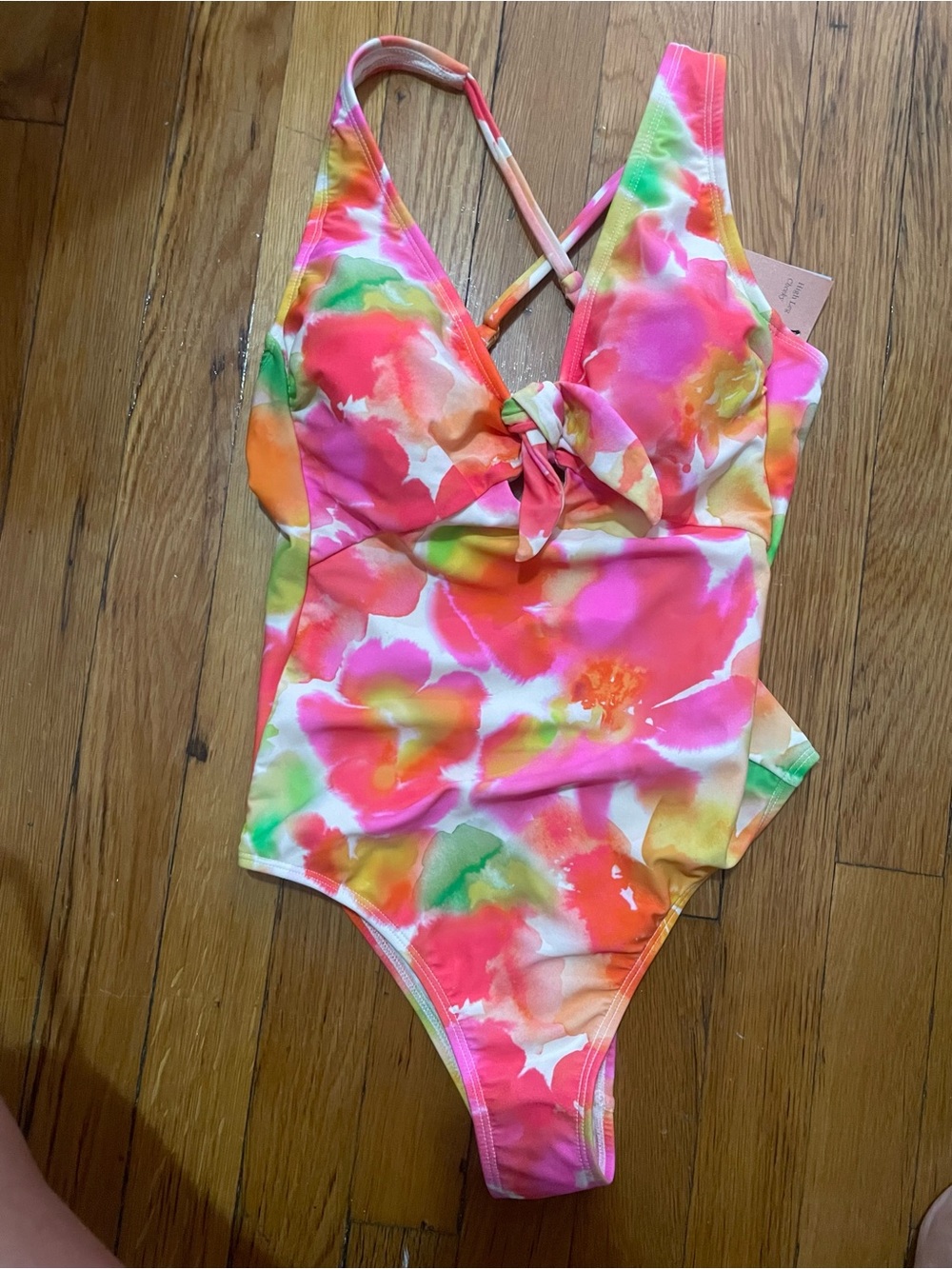 Vibrant Watercolor One-Piece Swimsuit